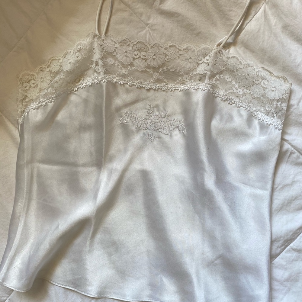 Vintage Christian Dior silk top